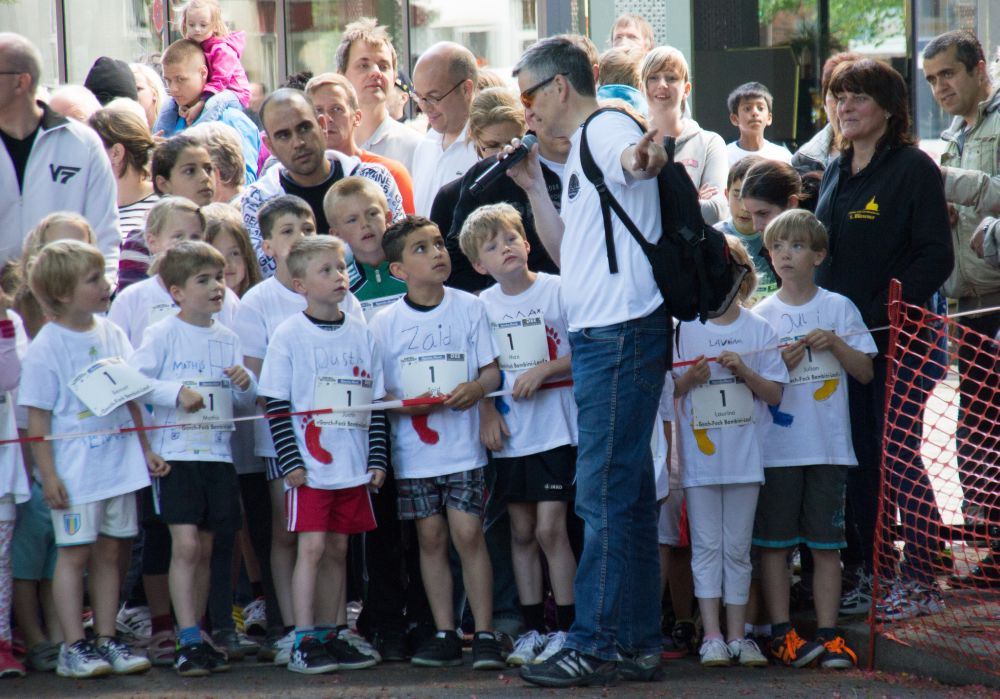 Klasse 1a beim Gorch-Fock-Lauf Klasse 1a am Start