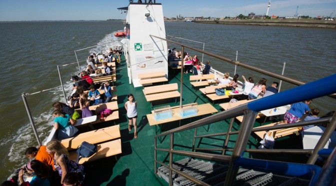 Auf dem Schiff am 4.7.2014